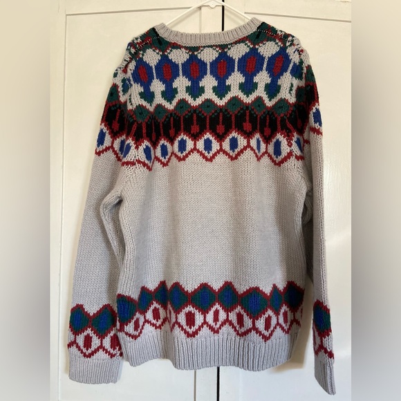 Lucky Brand Men’s Fairisle Crew-Neck Sweater - Multicolored Size XL - Picture 4 of 11